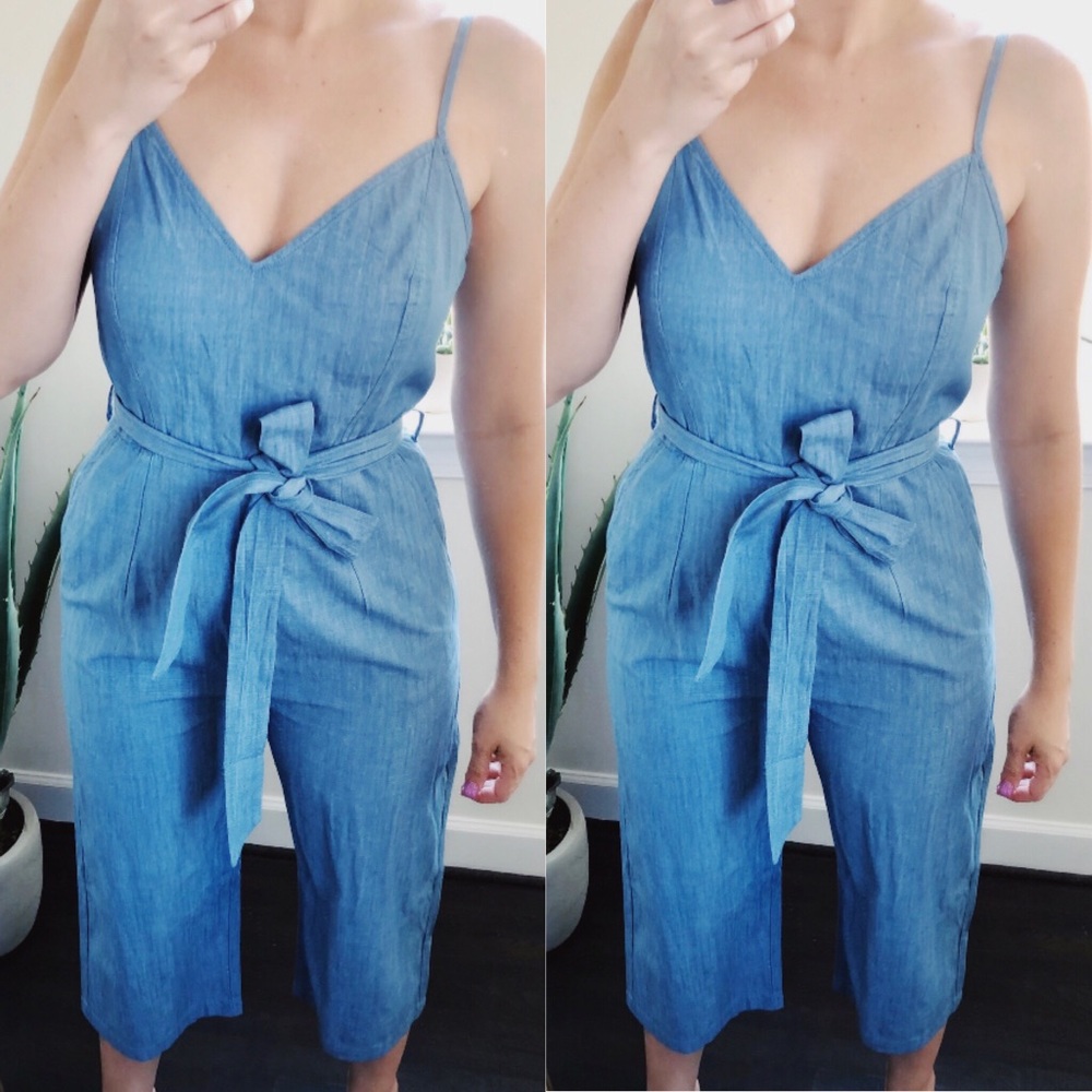 Chic Chambray Jumpsuit